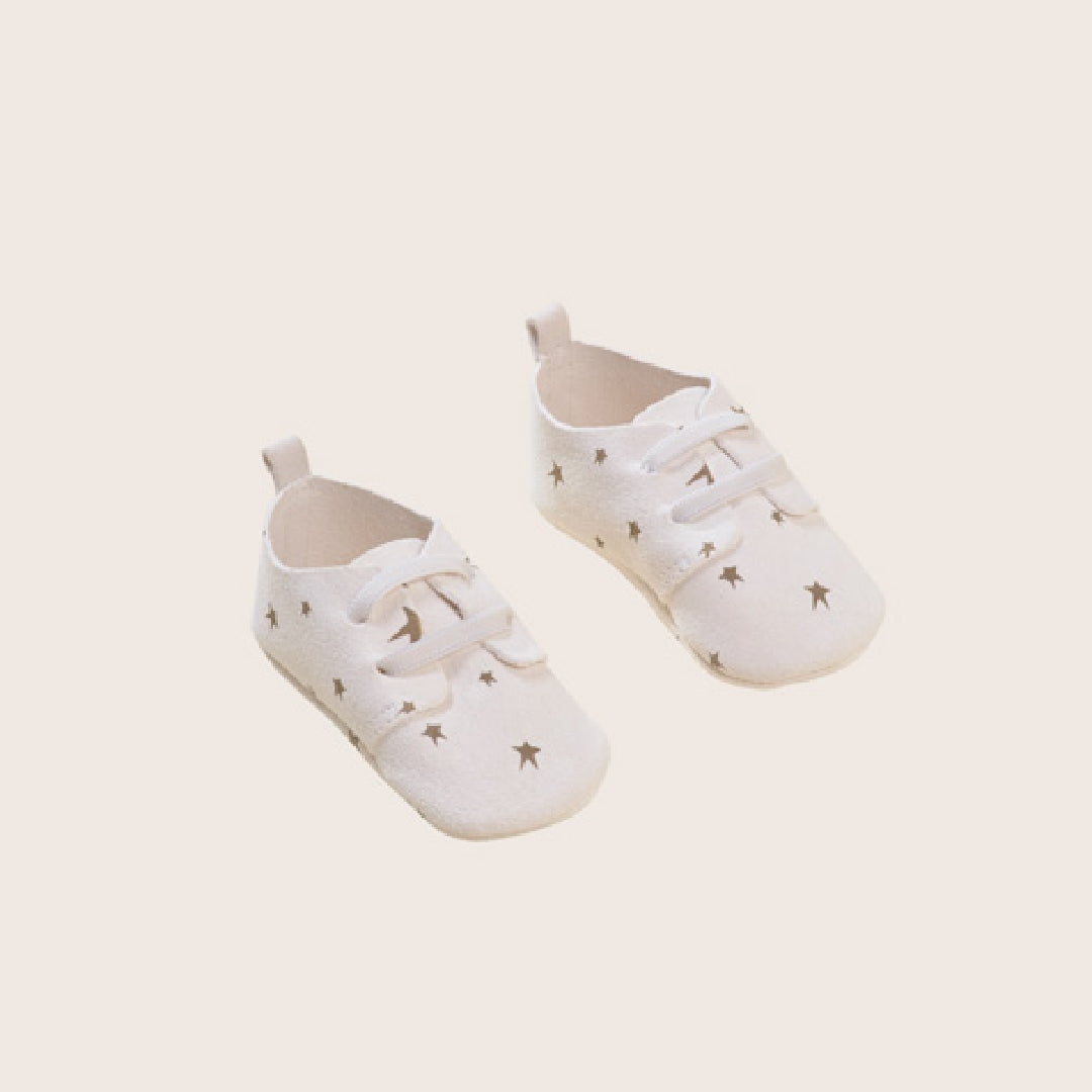 rise little earthling Leather Shoes BUHFW29 - Antique White / 3-6m