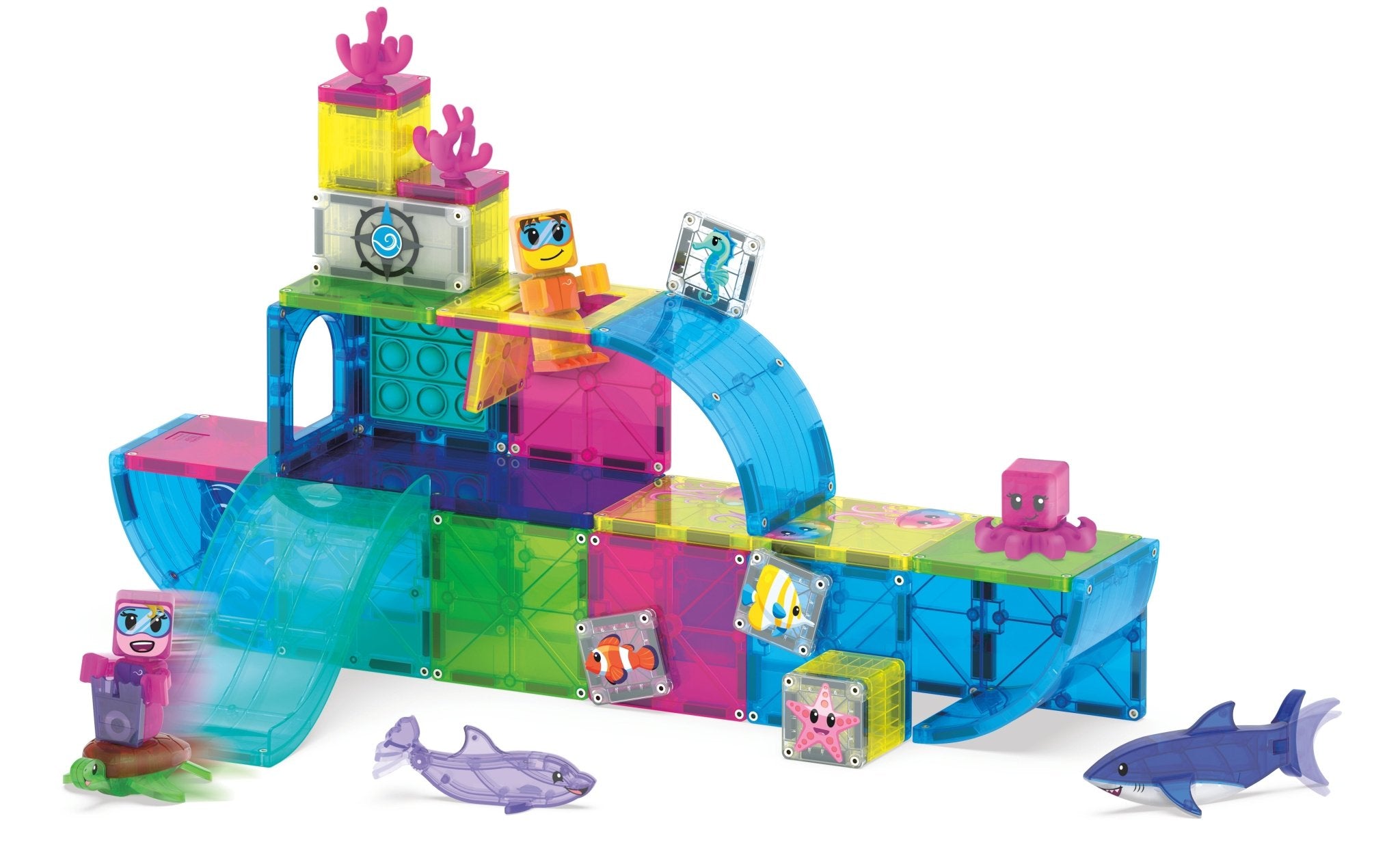 The Original MAGNA-TILES® Undersea Adventure 58-Piece Toy - Image 3