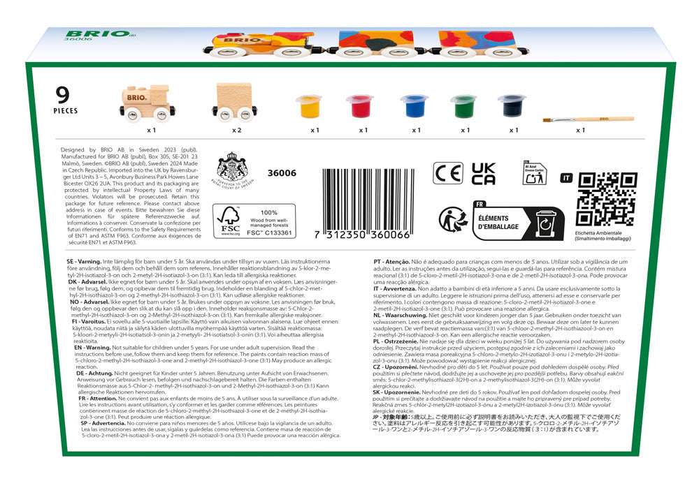 BRIO Paint Train Toy - Image 14