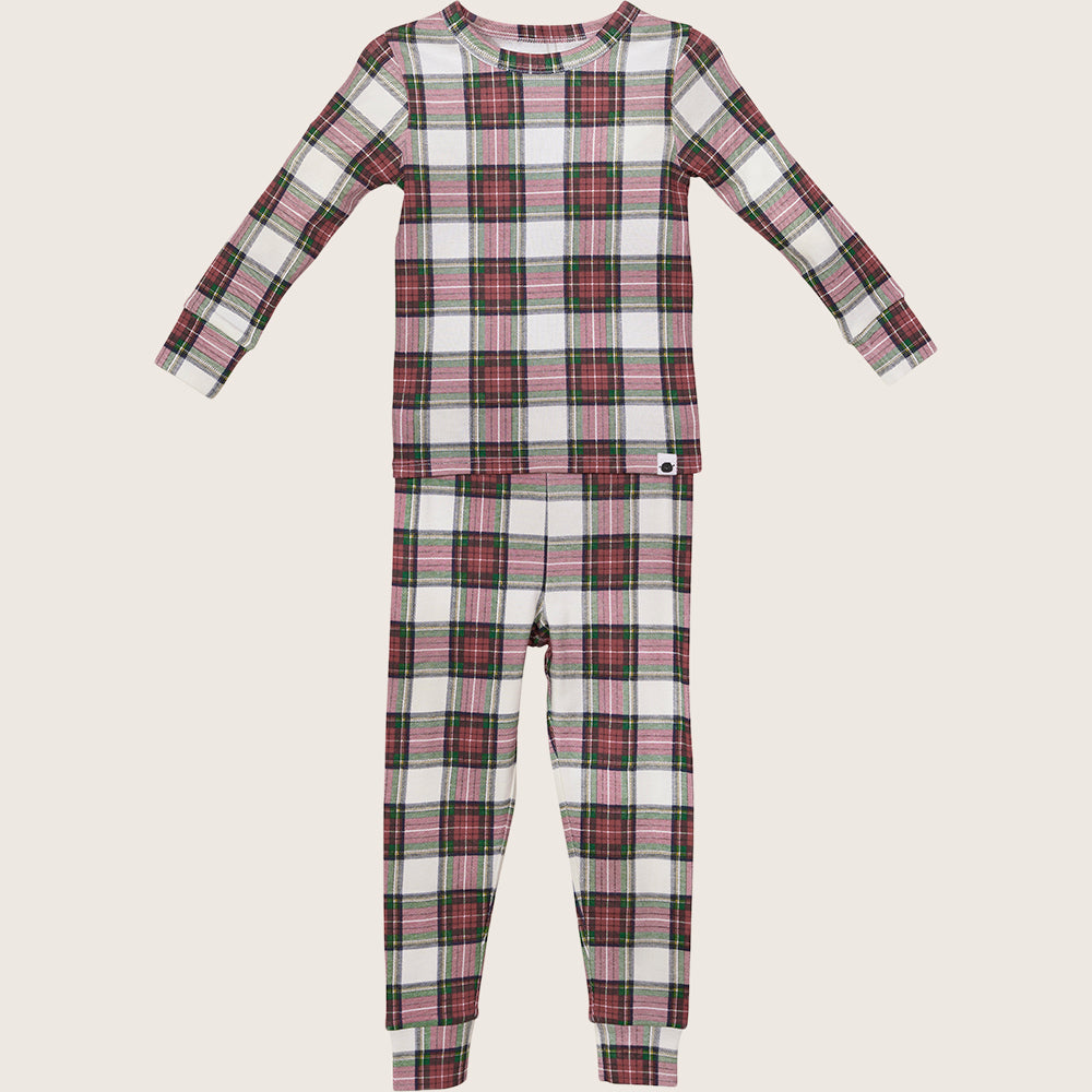 rise little earthling Holiday Sleep Set TGHSL00 - Red Plaid / 12-18m - Image 7
