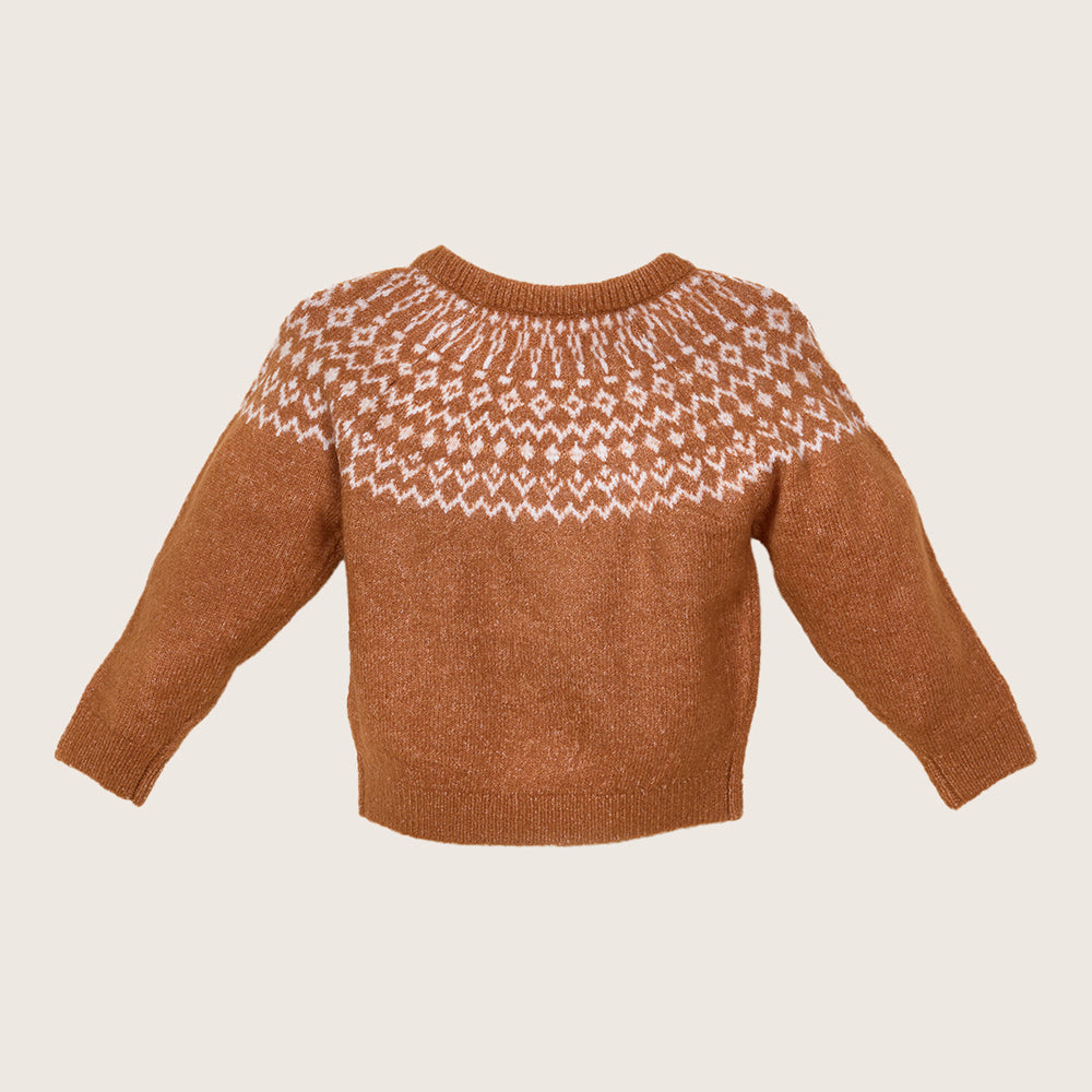 rise little earthling Fairisle Sweater BUHSW08 - Red / 18-24m - Image 6
