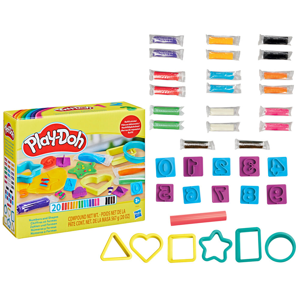 Play-Doh Numbers and Shapes Playset Toy - Image 5