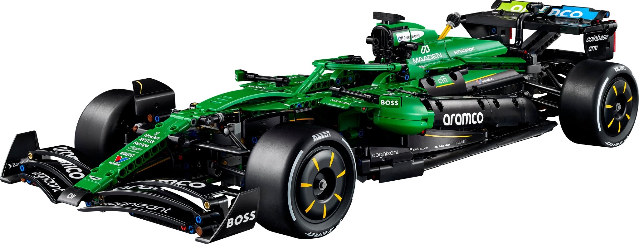 LEGO® Technic Aston Martin Aramco AMR25 F1 Car 42240 Scale - Image 5
