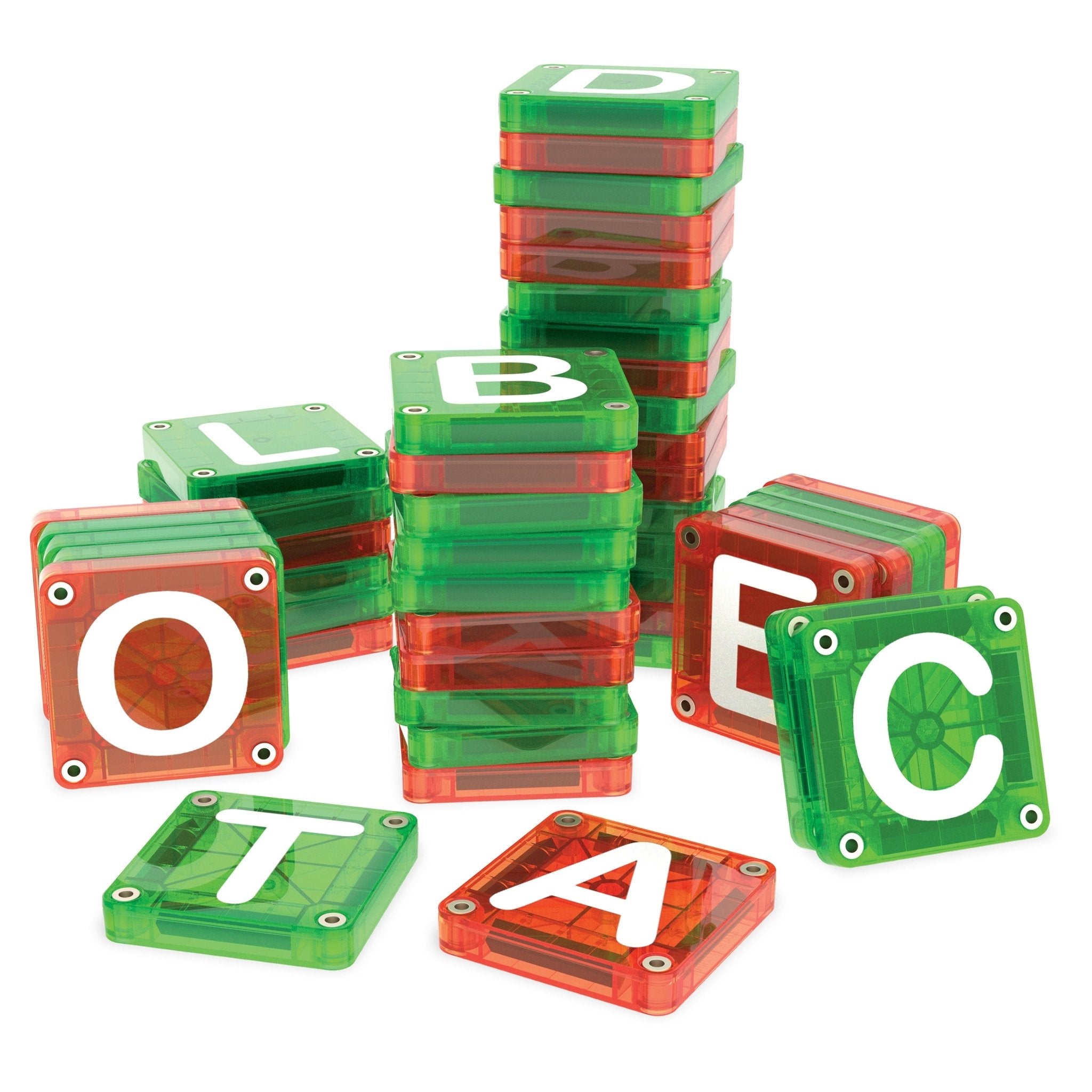 MAGNA-TILES® microMAGS LEARN Letters 56-Piece Toy - Image 6