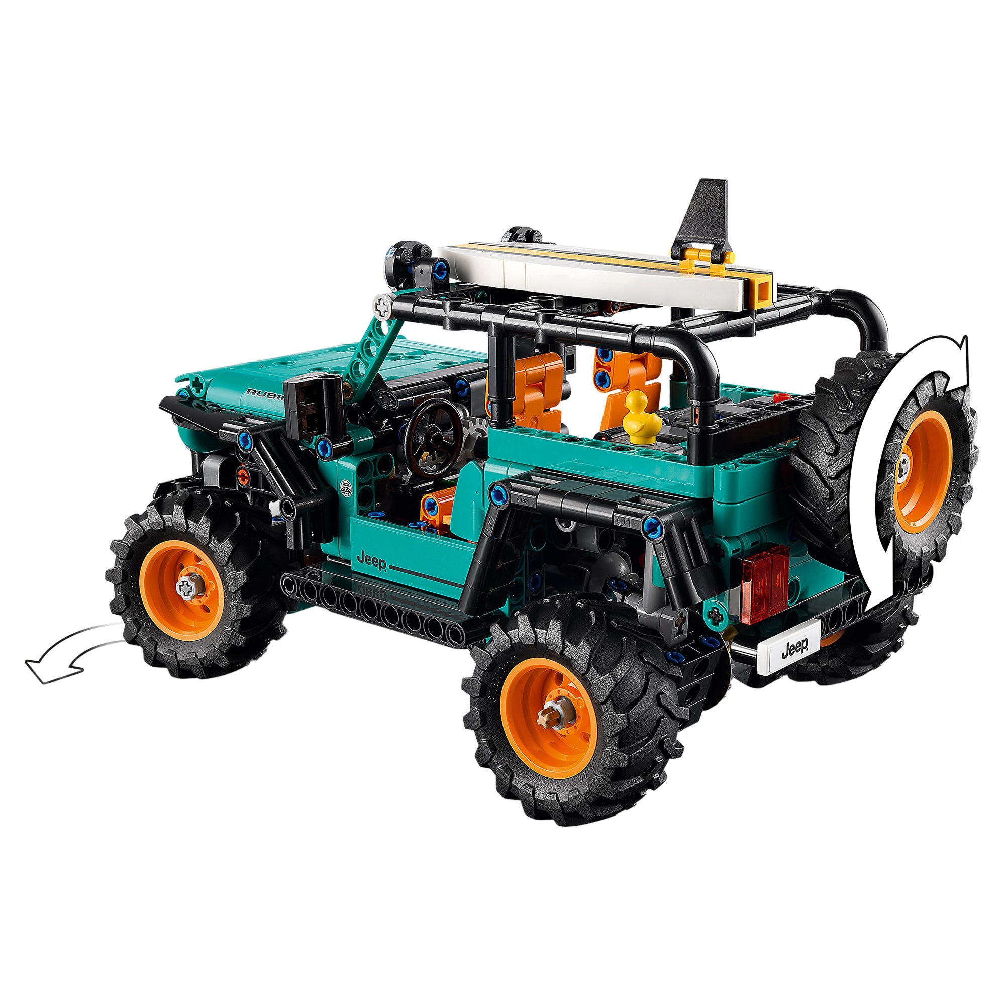 LEGO® Technic Jeep Wrangler Rubicon SUV 42227 Toy - Image 3
