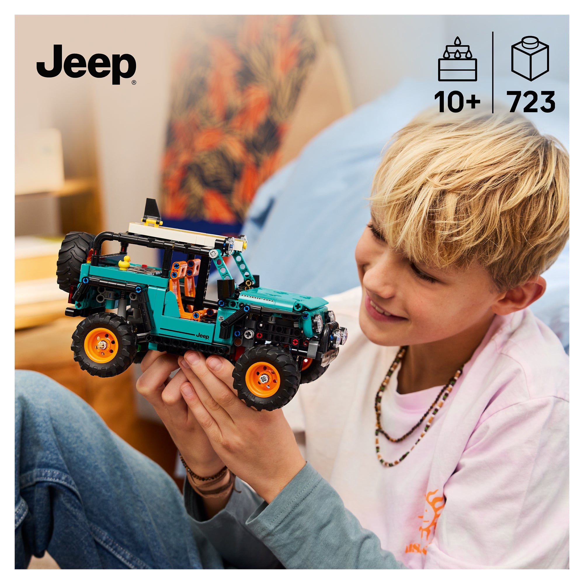 LEGO® Technic Jeep Wrangler Rubicon SUV 42227 Toy - Image 2