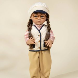 Coco Village Coco Friends Alex – 22" Kids Play Doll Glass