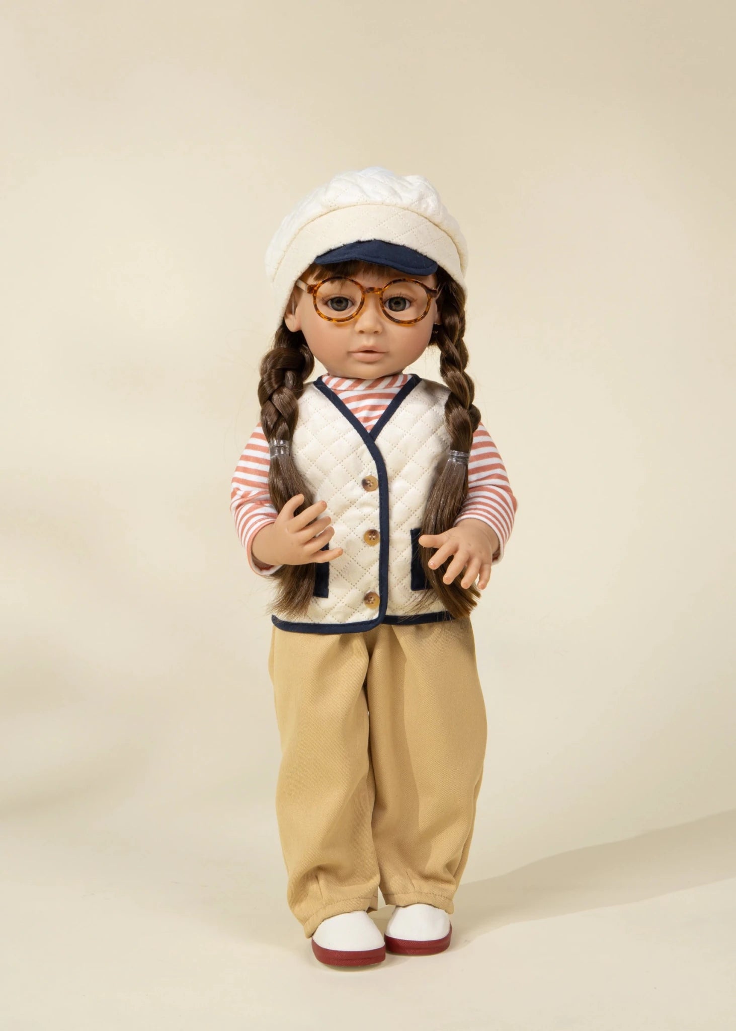 Coco Village Coco Friends Alex – 22" Kids Play Doll Glass