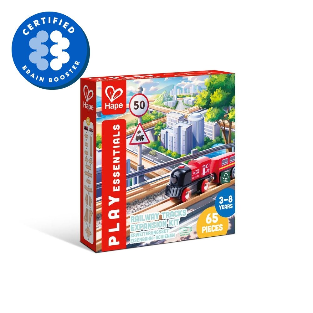 Hape 65 PC Railway & Expansion Set Toy