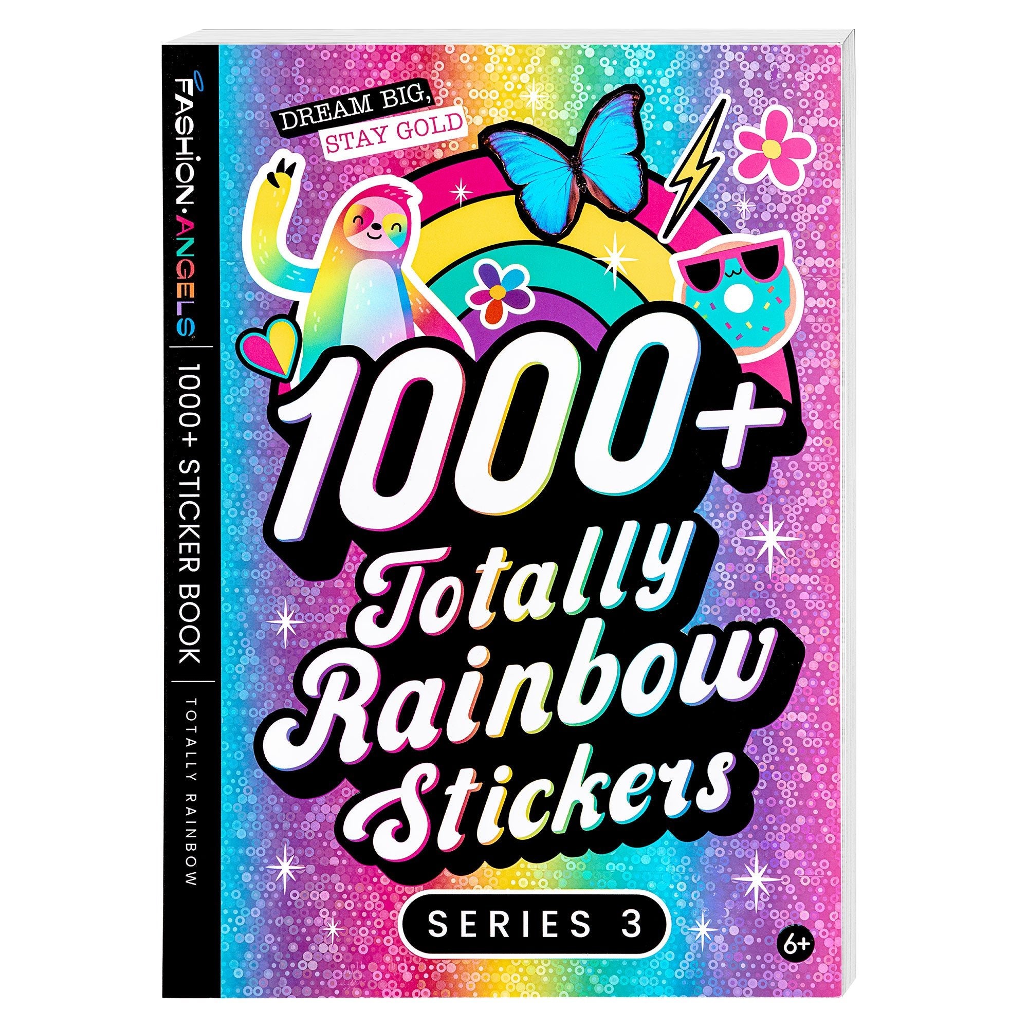 1000+ Totally Rainbow Super Colourful Stickers Cream