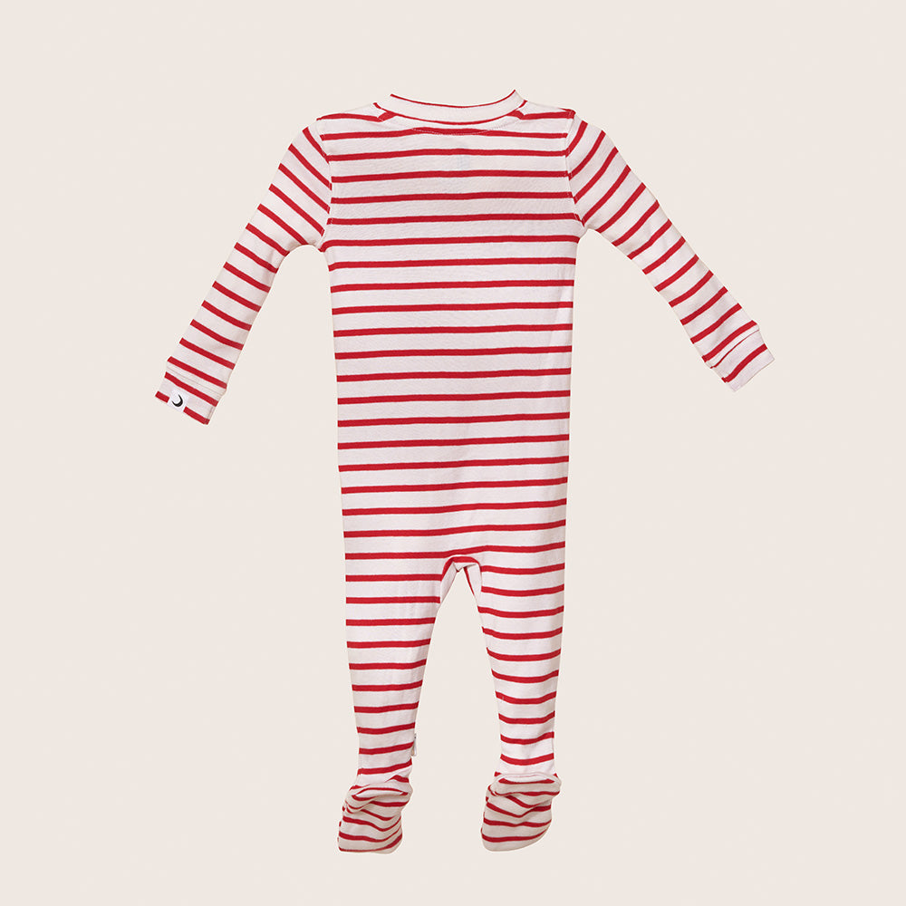 rise little earthling Holiday Sleeper BUHSL00 - Dark Green / 3-6m - Image 15