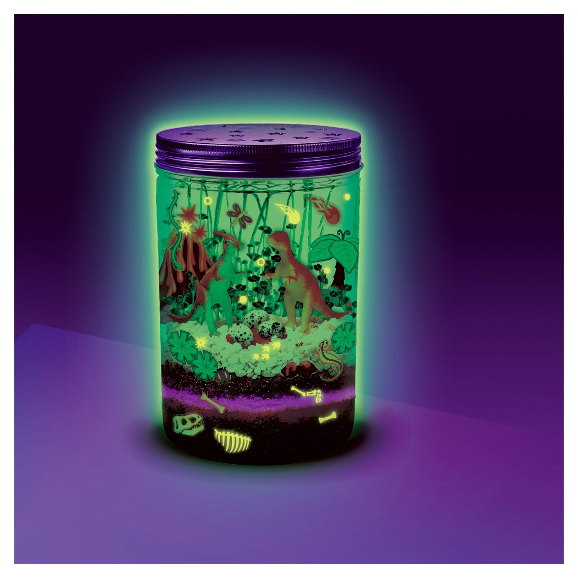 Grow N' Glow Dino Terrarium Jar - Image 2