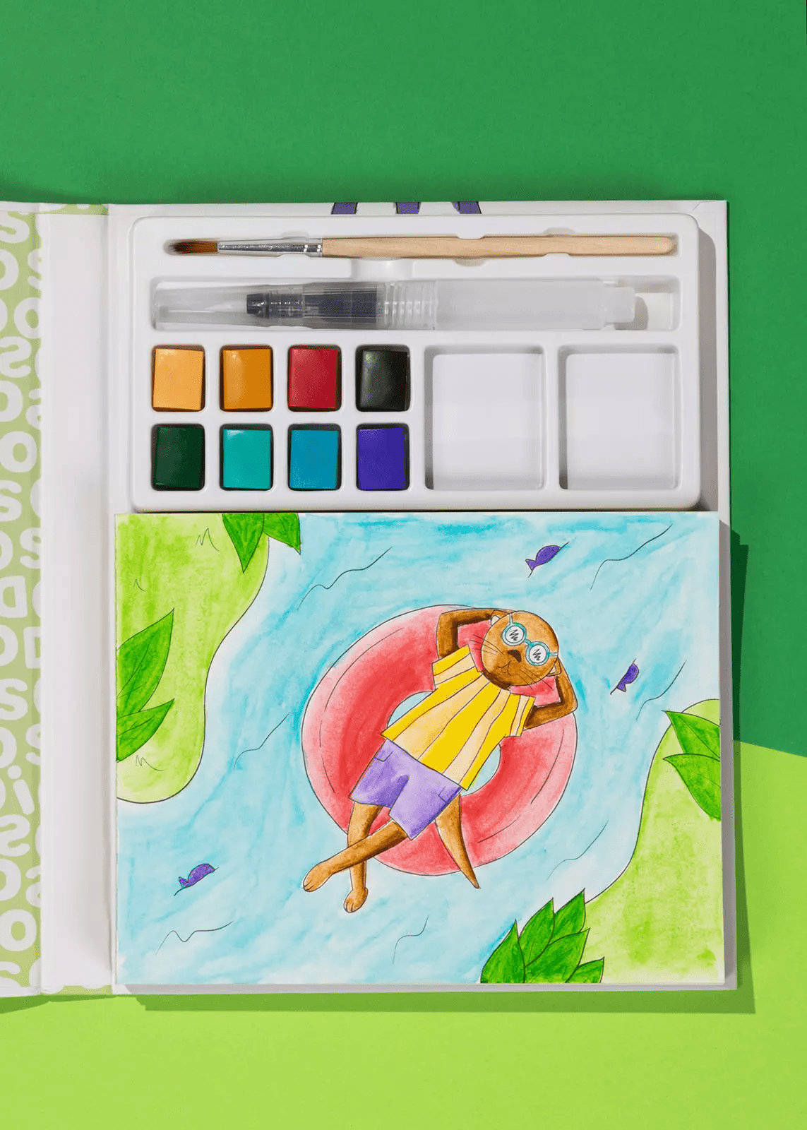 Coco Village Coco Studio Watercolor Forest Painting Book - 30 pages Brush