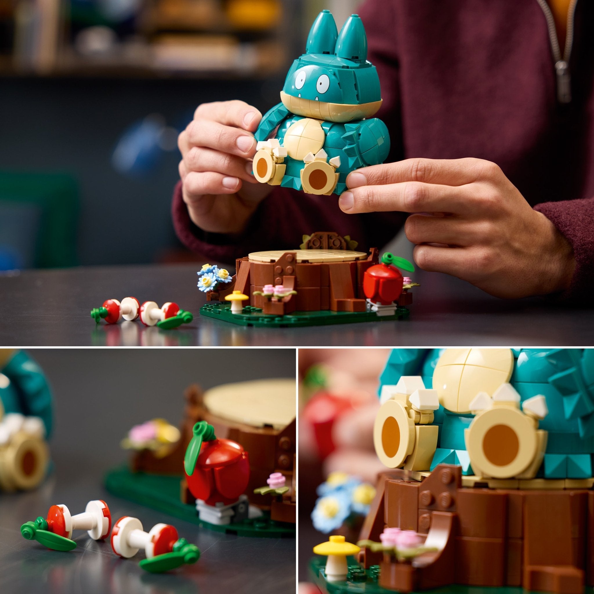 LEGO® Pokémon Munchlax Adult Building Set 72150 Cream - Image 4