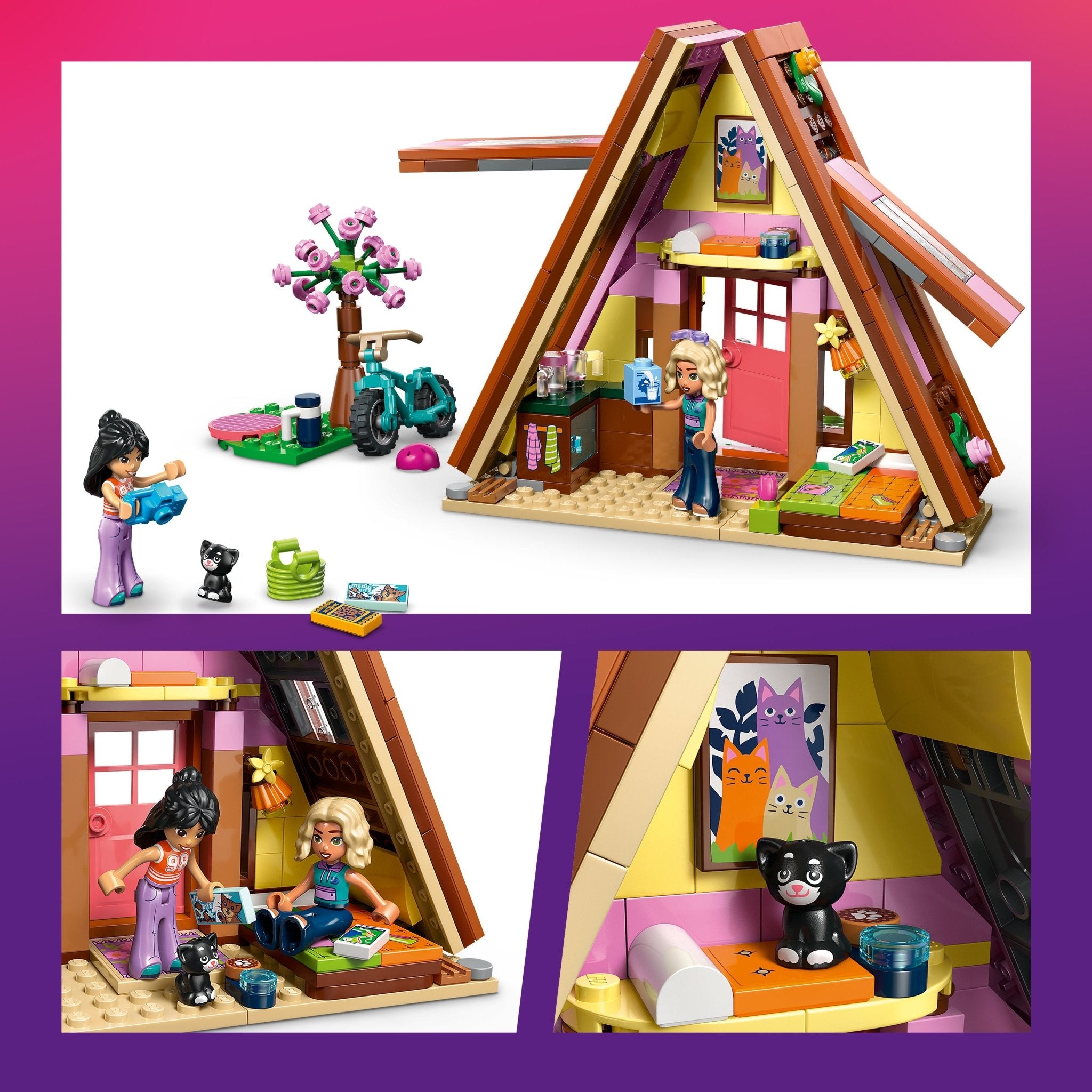 LEGO® Friends Nature Glamping Cabin 42682 Toy - Image 2
