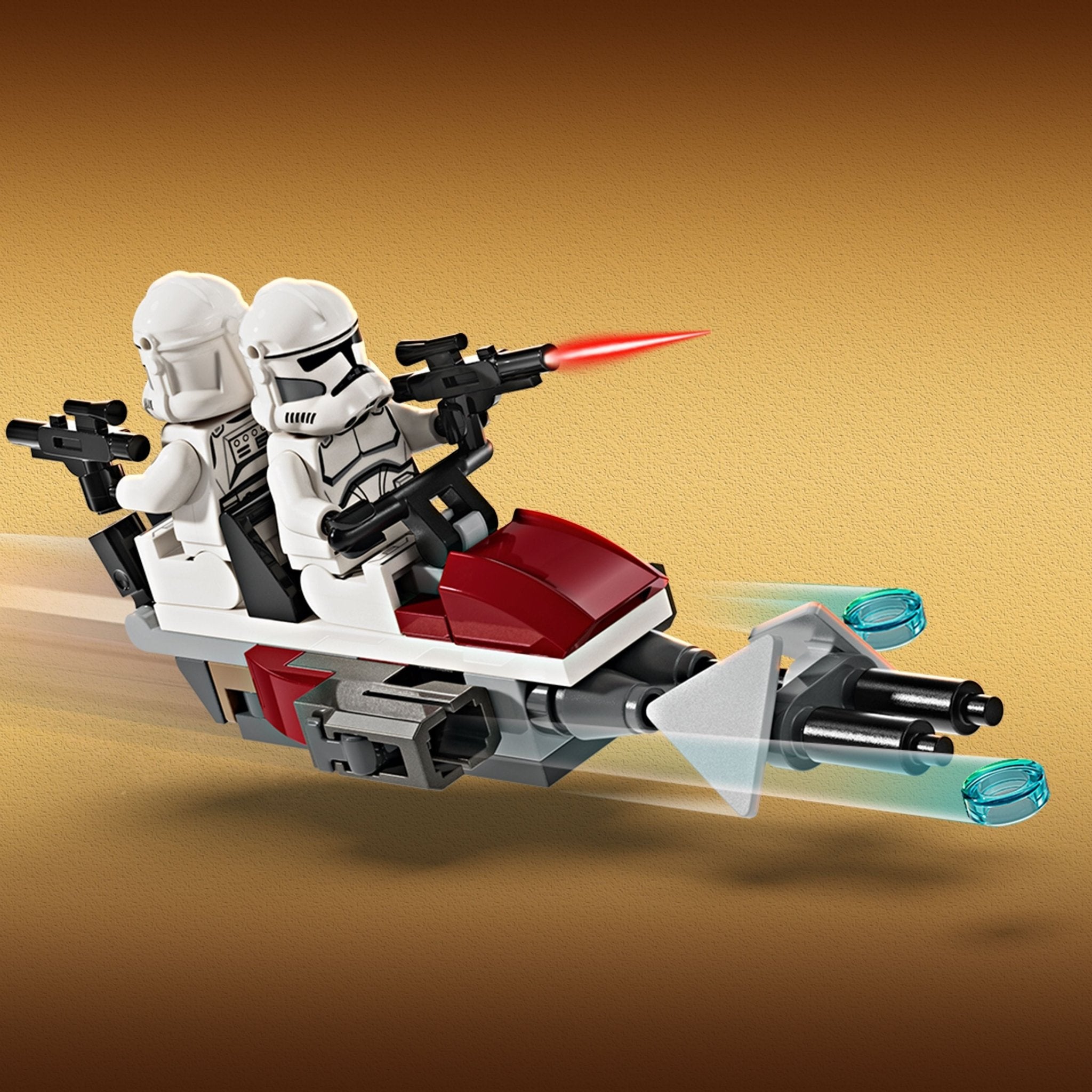 LEGO® Star WarsTM Clone TrooperTM & Battle DroidTM Battle Pack 75372 Bike - Image 9