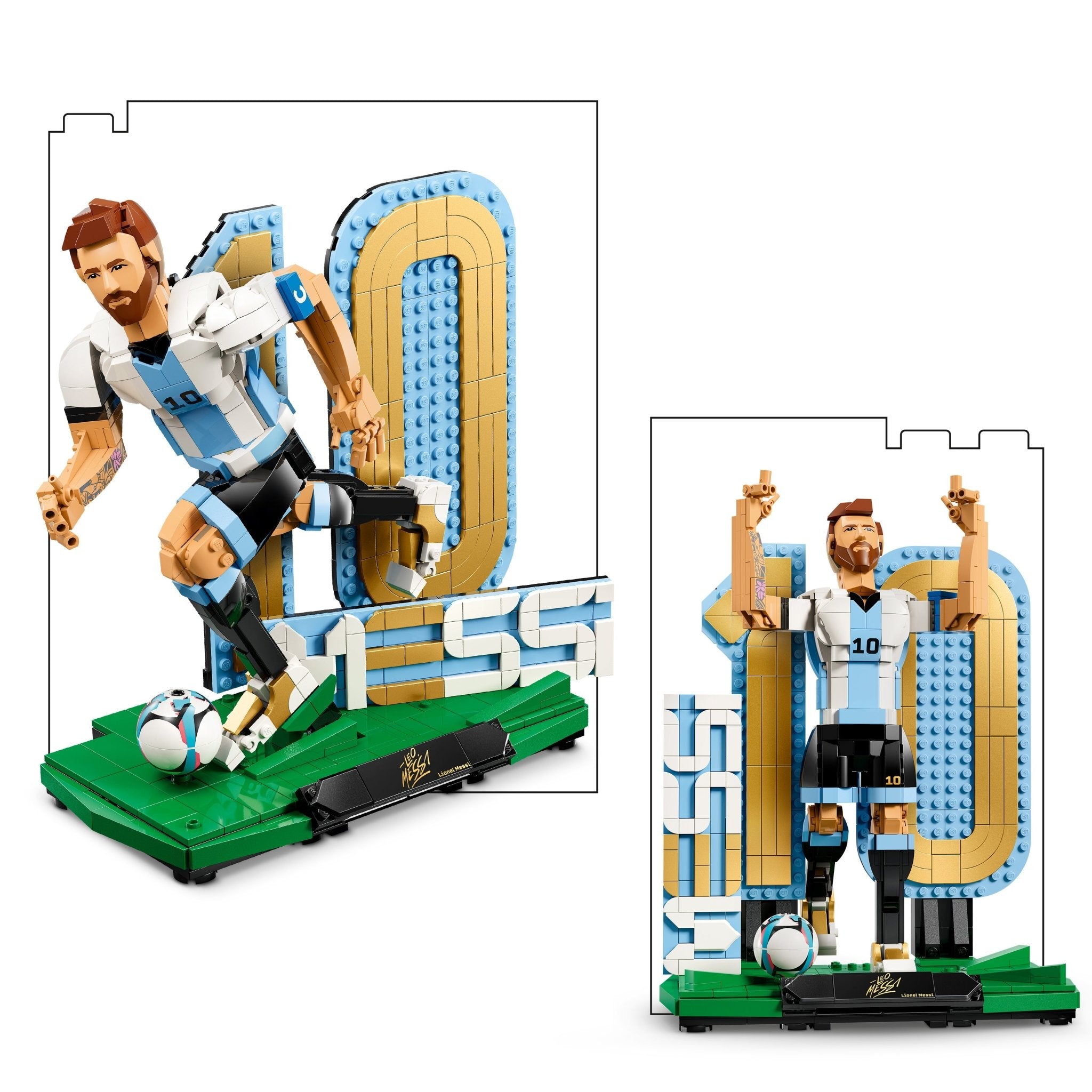 LEGO® Editions Lionel Messi – Soccer Legend 43015 Toy - Image 3