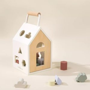 Coco Village Wooden Shapes Sorting House Toy