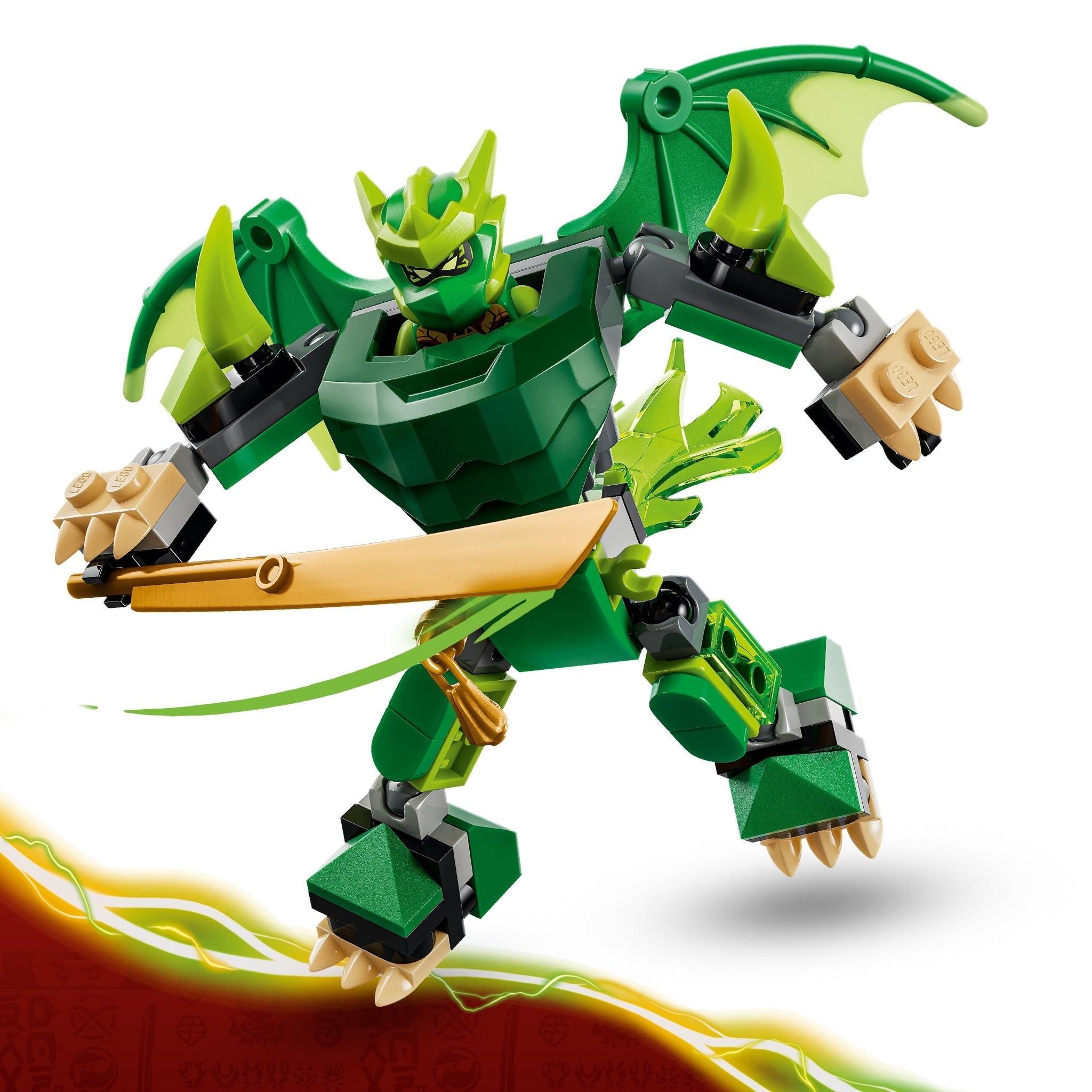 LEGO® NINJAGO Lloyd's Dragon Mech Battle Pack 71862 Toy - Image 4