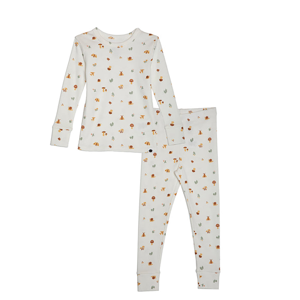 rise little earthling Long Sleeve 2 Piece Sleep Set TGFSL00 - Green Dino / 18-24M