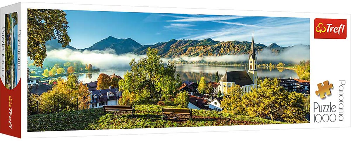 Trefl TreflPuzzles - 1000 Panorama - By the Schliersee lake Puzzle