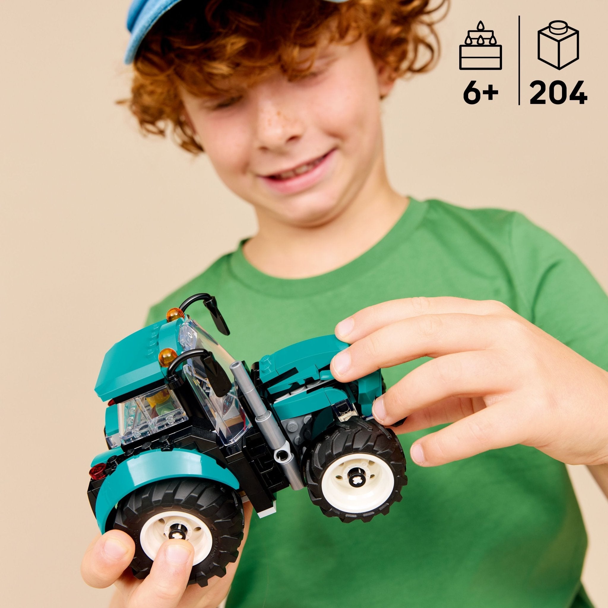 LEGO® City LEGO® Tractor 60498 Toy - Image 3