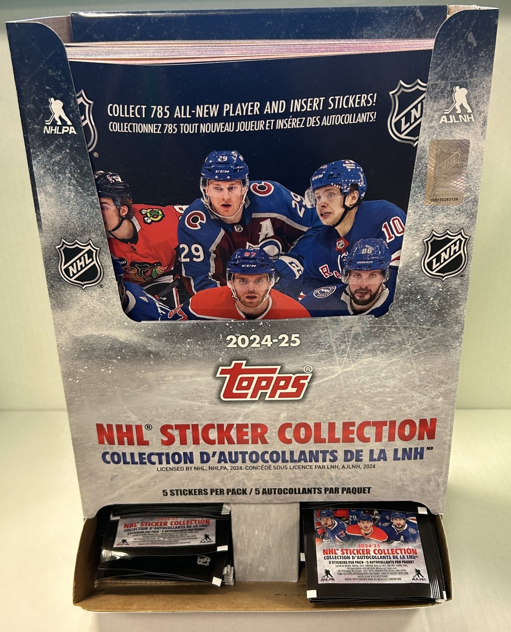 2024-25 Topps NHL Stickers Collector Album Cup