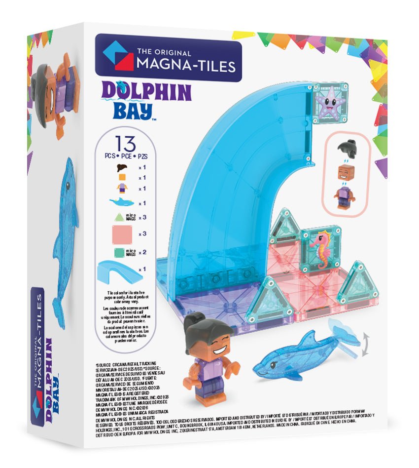The Original MAGNA-TILES® Dolphin Bay 13-Piece Toy - Image 8