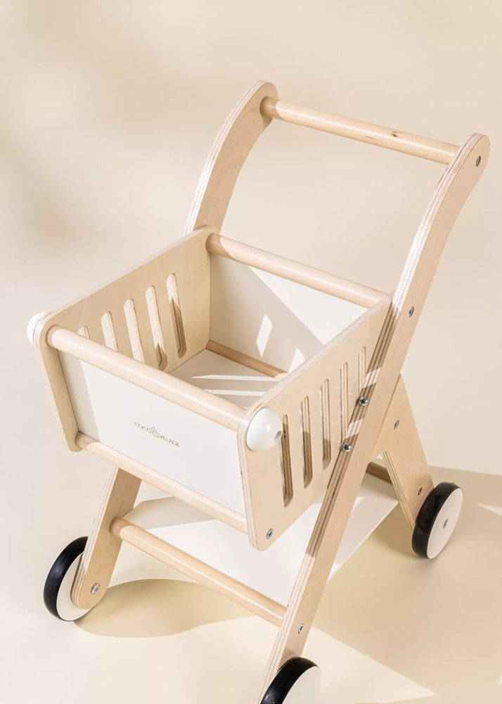 Coco Village Wooden Shopping Cart Basket - Image 11