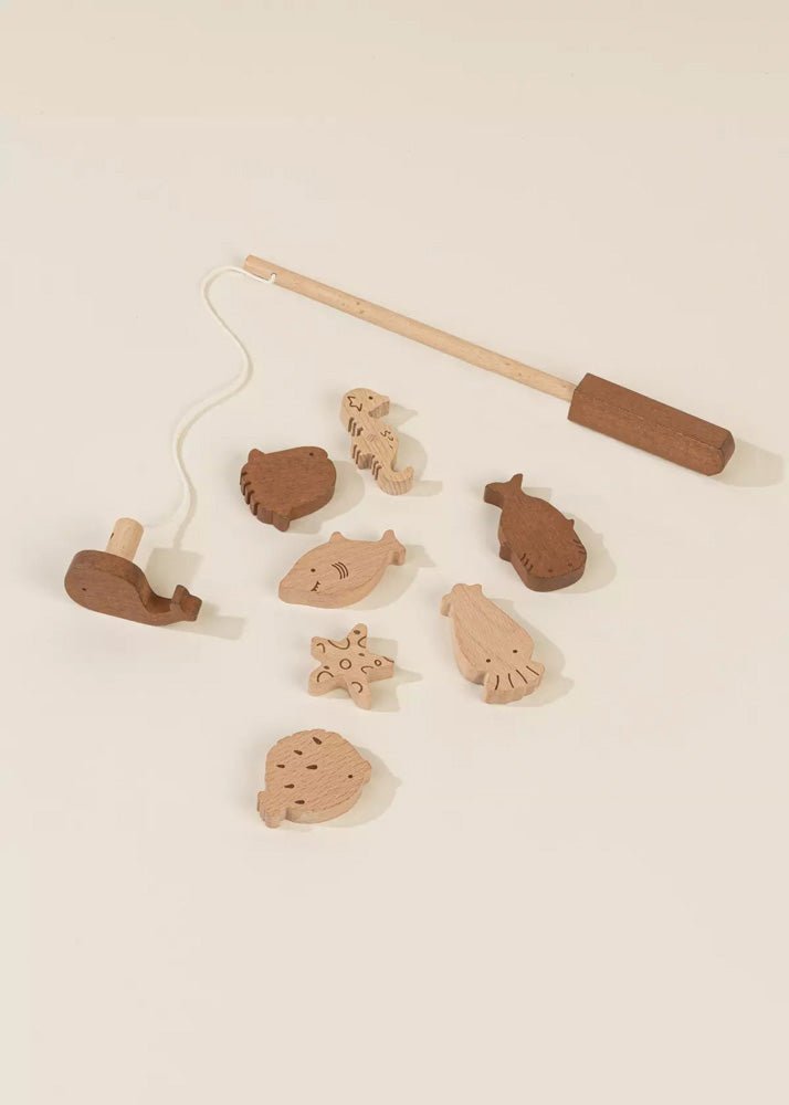 Coco Village Wooden Fishing Game with Bag Puzzle - Image 6