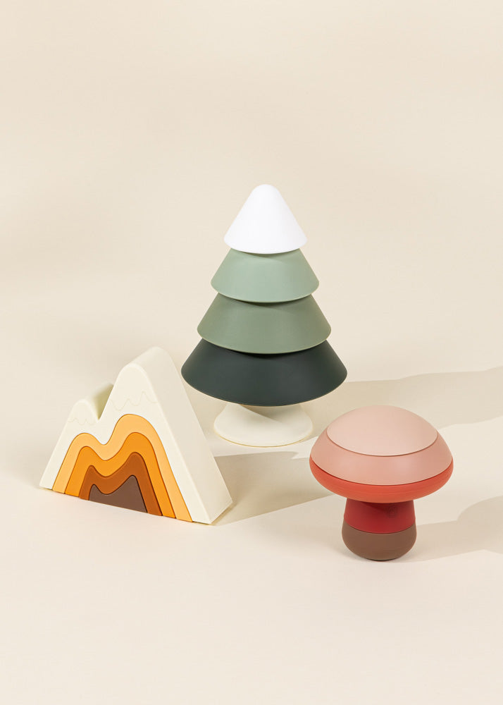 Coco Village Silicone Stackable Forest Set (16 pcs) Toy - Image 11