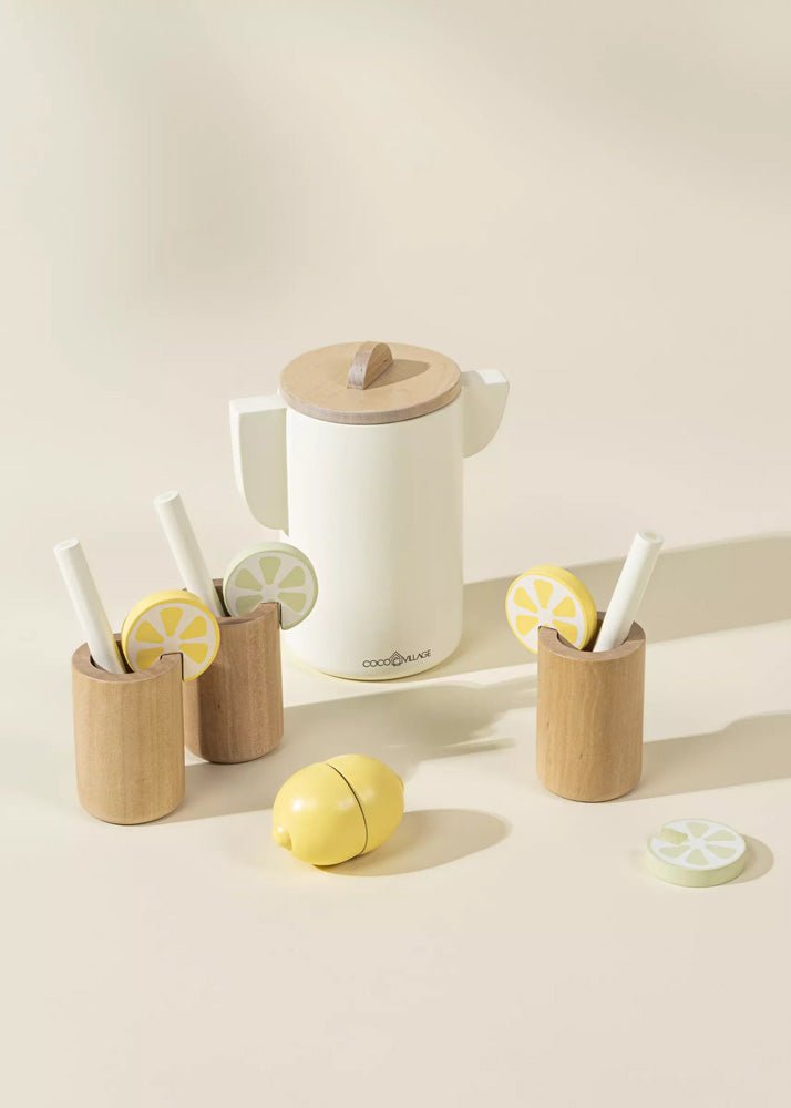 Coco Village Wooden Lemonade Playset and Accessories Glass