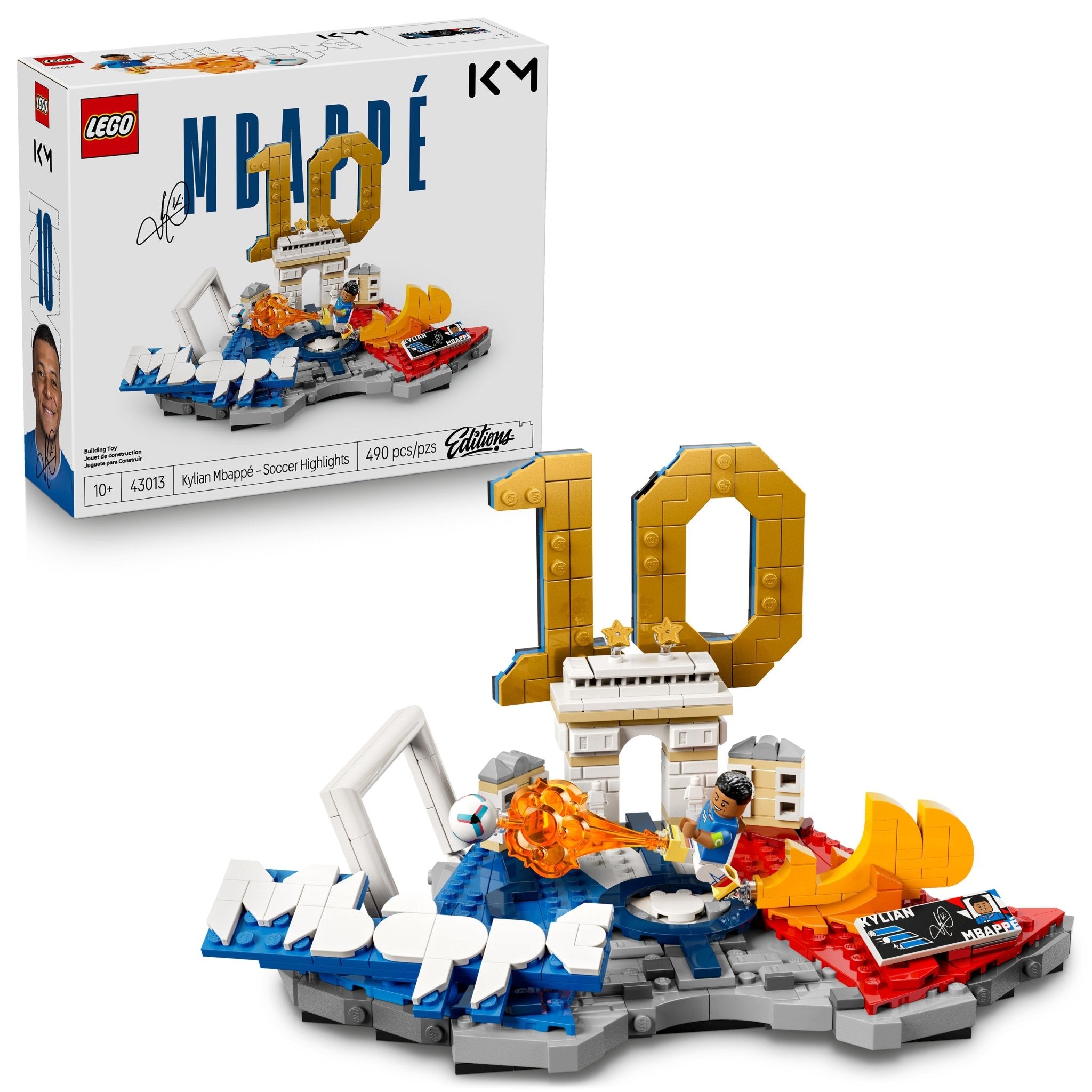 LEGO® Editions Kylian Mbappé – Soccer Highlights 43013 Toy