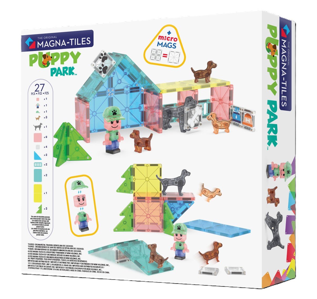 MAGNA-TILES® Puppy Park 25-Piece Toy - Image 2