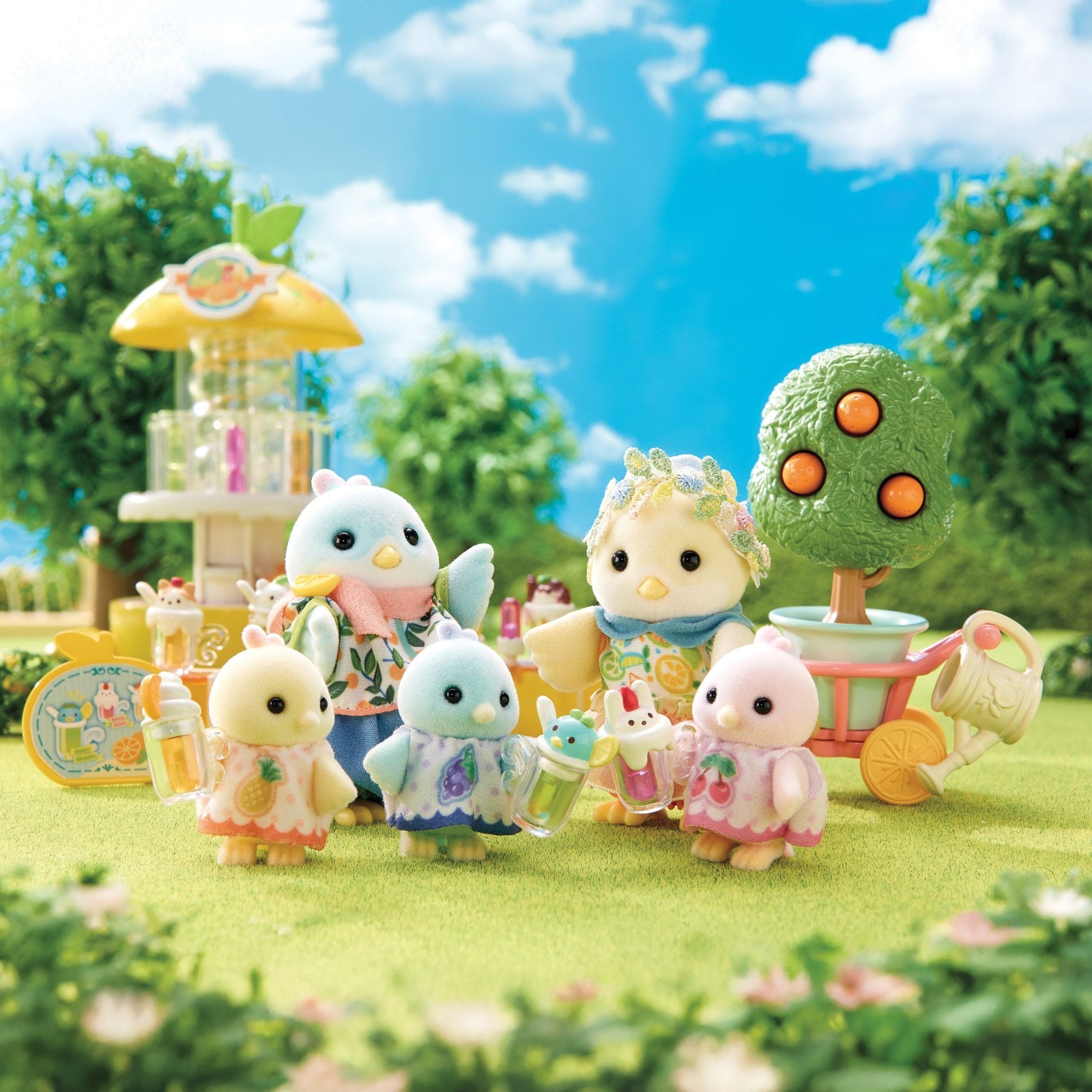 Calico Critters - BL Citrus Bird Family Toy - Image 5