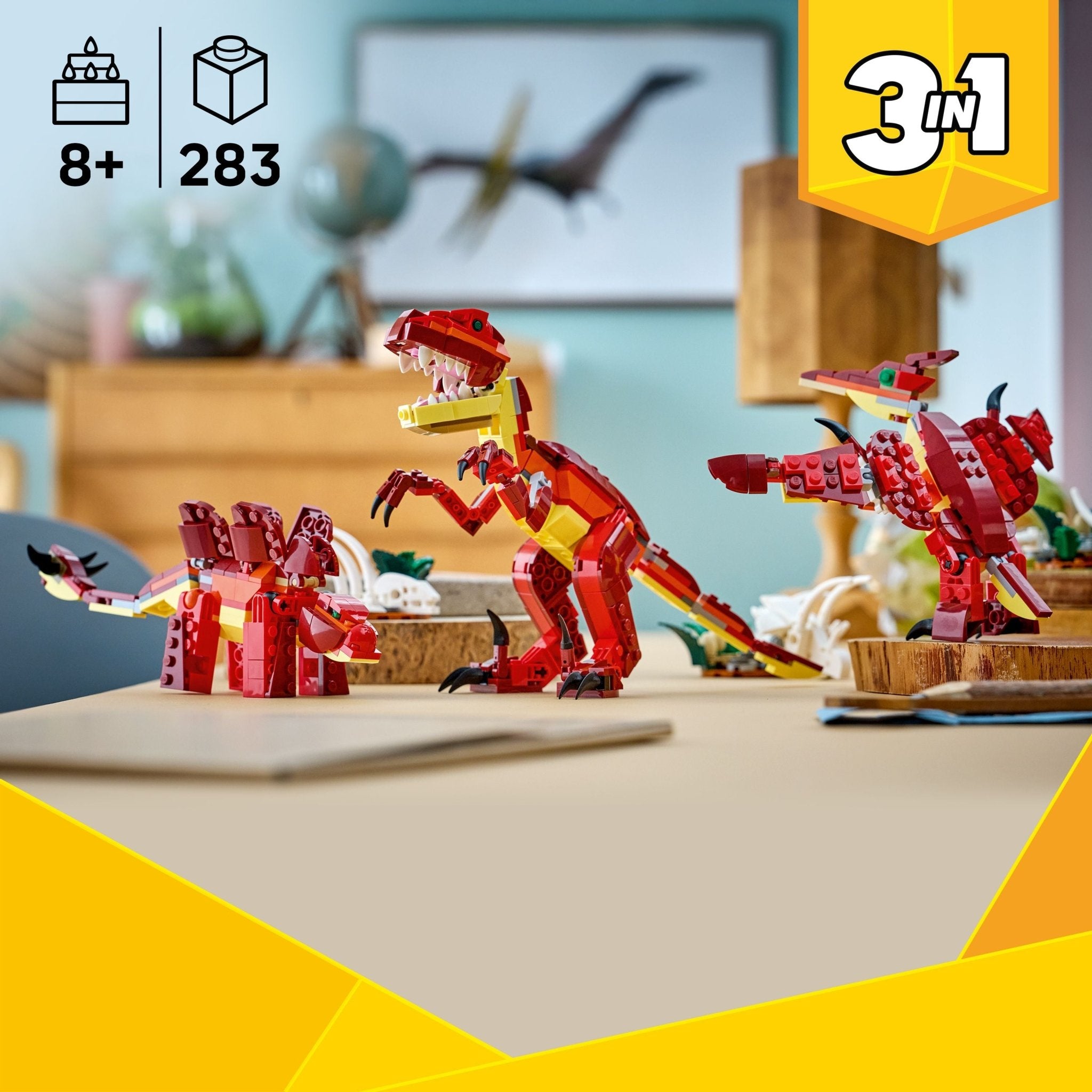LEGO® Creator LEGO® 3 in 1 Fierce Dinosaur 31379 Toy - Image 2