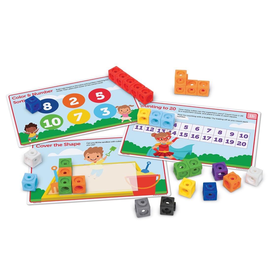 Learning Resources Mathlink® Cubes Preschool Math Activity Set Puzzle - Image 2