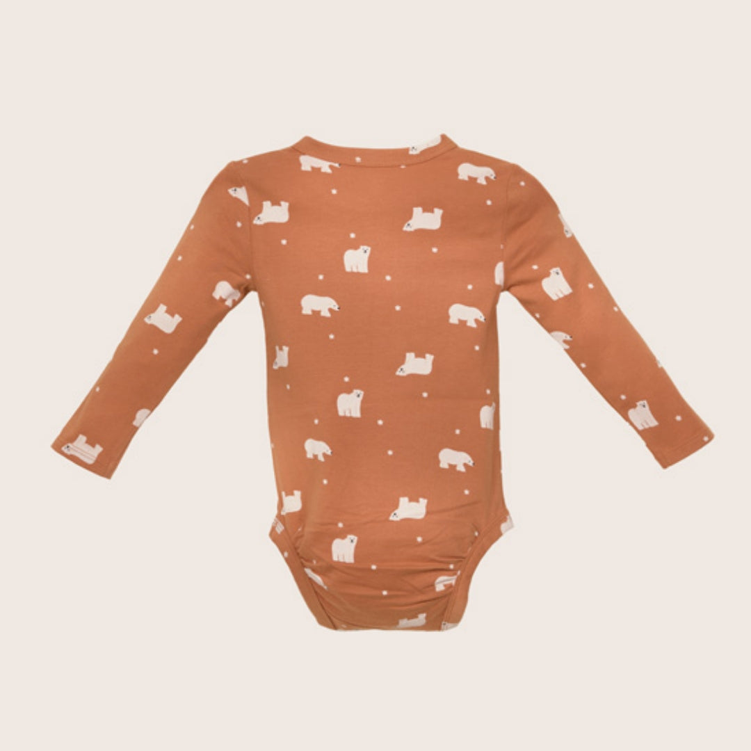 rise little earthling LS Graphic Bodysuit BUHON00 - Tapioca / 0-3m - Image 16
