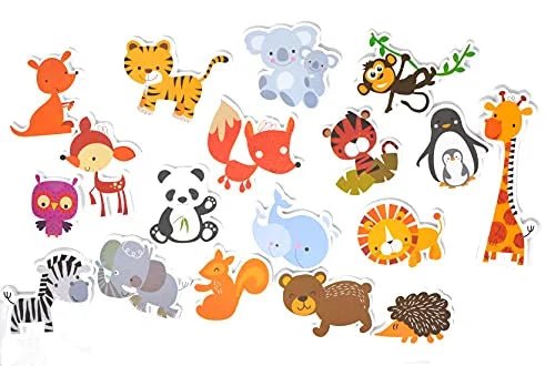 Karaze 78 Karaze78 Foam Bath Toys - 18 Piece Land Animals Bag - Image 3