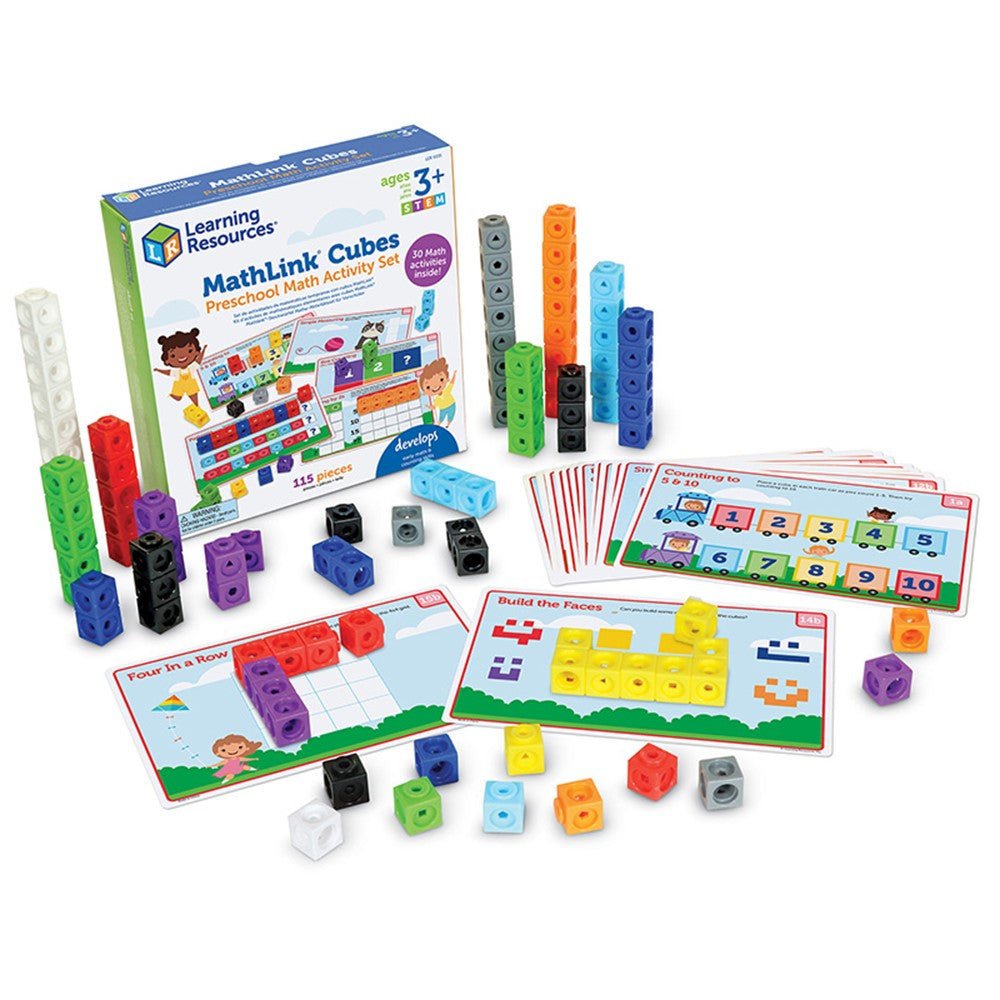 Learning Resources Mathlink® Cubes Preschool Math Activity Set Puzzle
