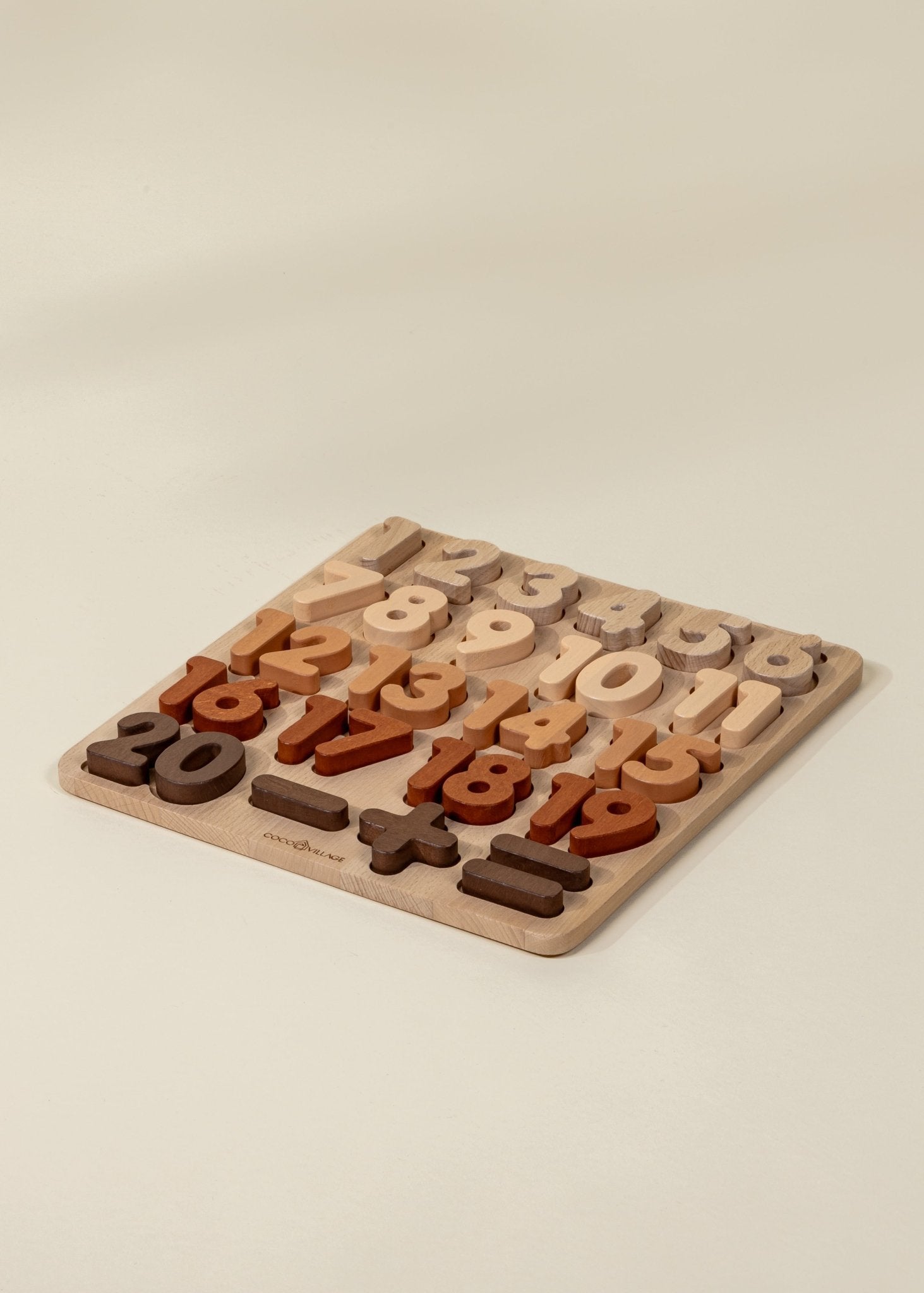 Coco Village Wooden Numbers Set Puzzle - Image 2