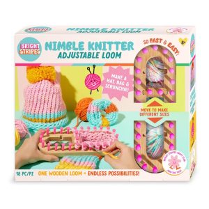 Bright Stripes Nimble Knitter Bag