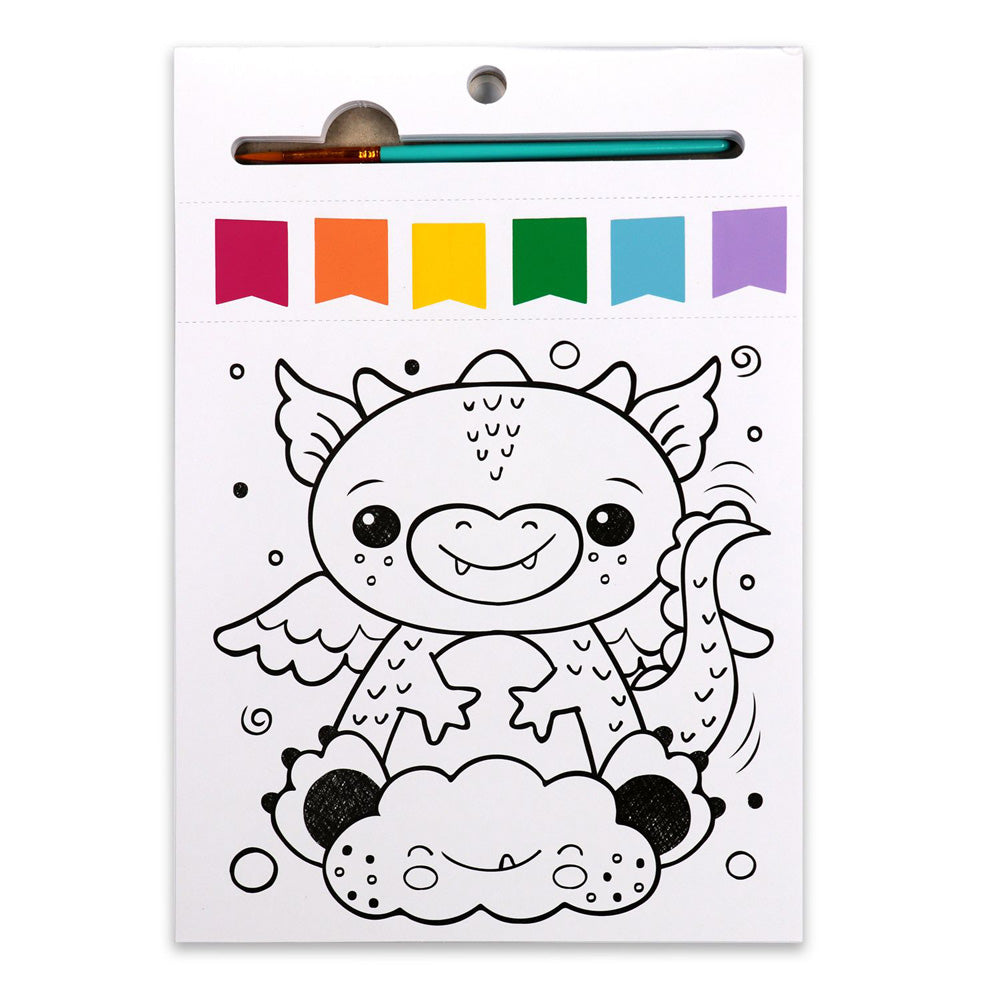 Bright Stripes Paint Pages: Magical Creatures Brush - Image 11