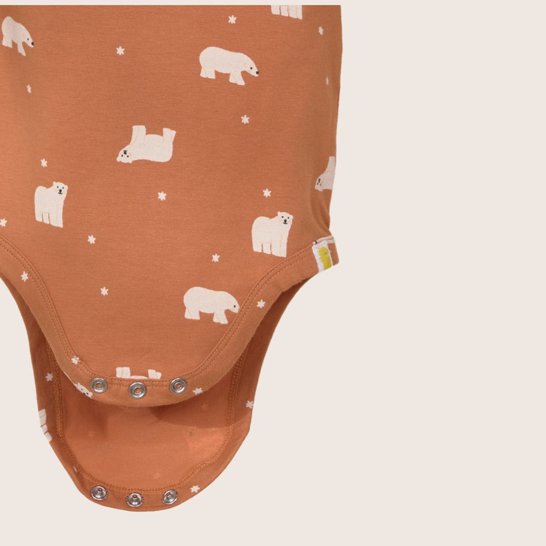 rise little earthling LS Graphic Bodysuit BUHON00 - Tapioca / 0-3m - Image 15