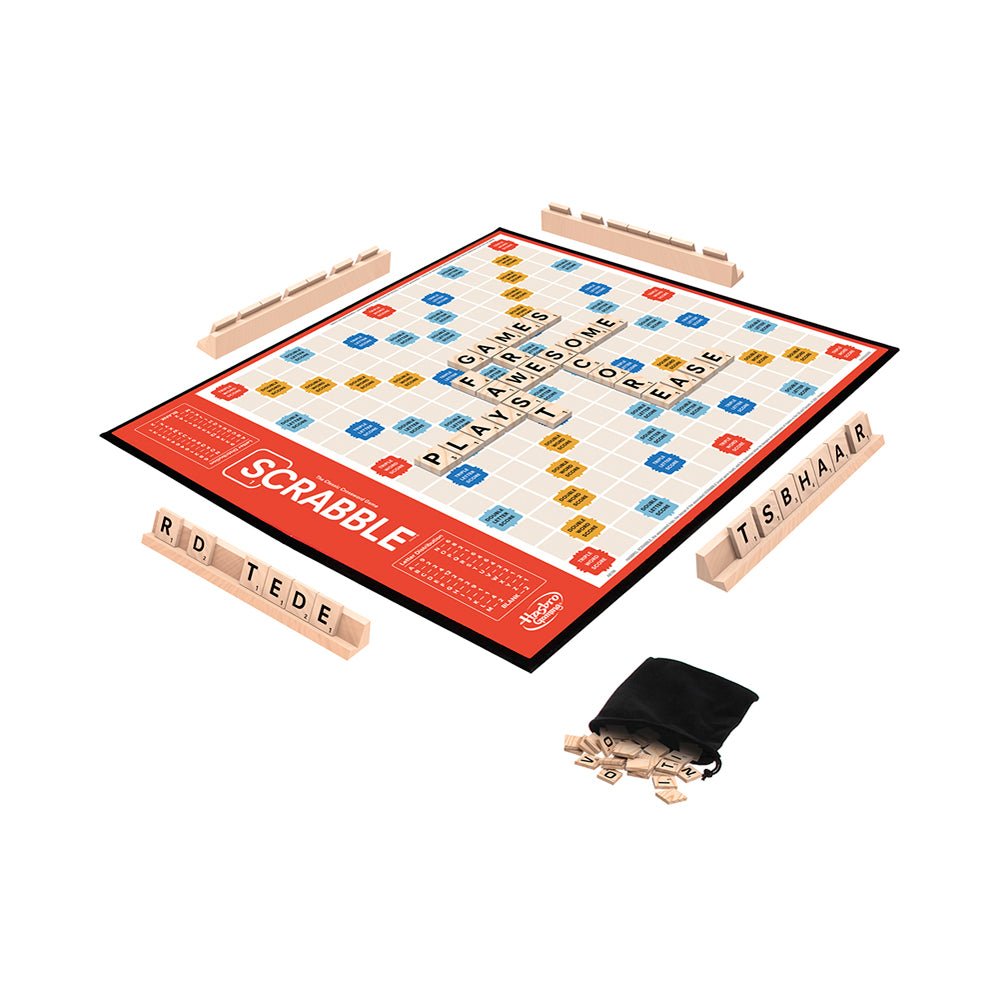Hasbro Scrabble Classic Board Game Rack - Image 9