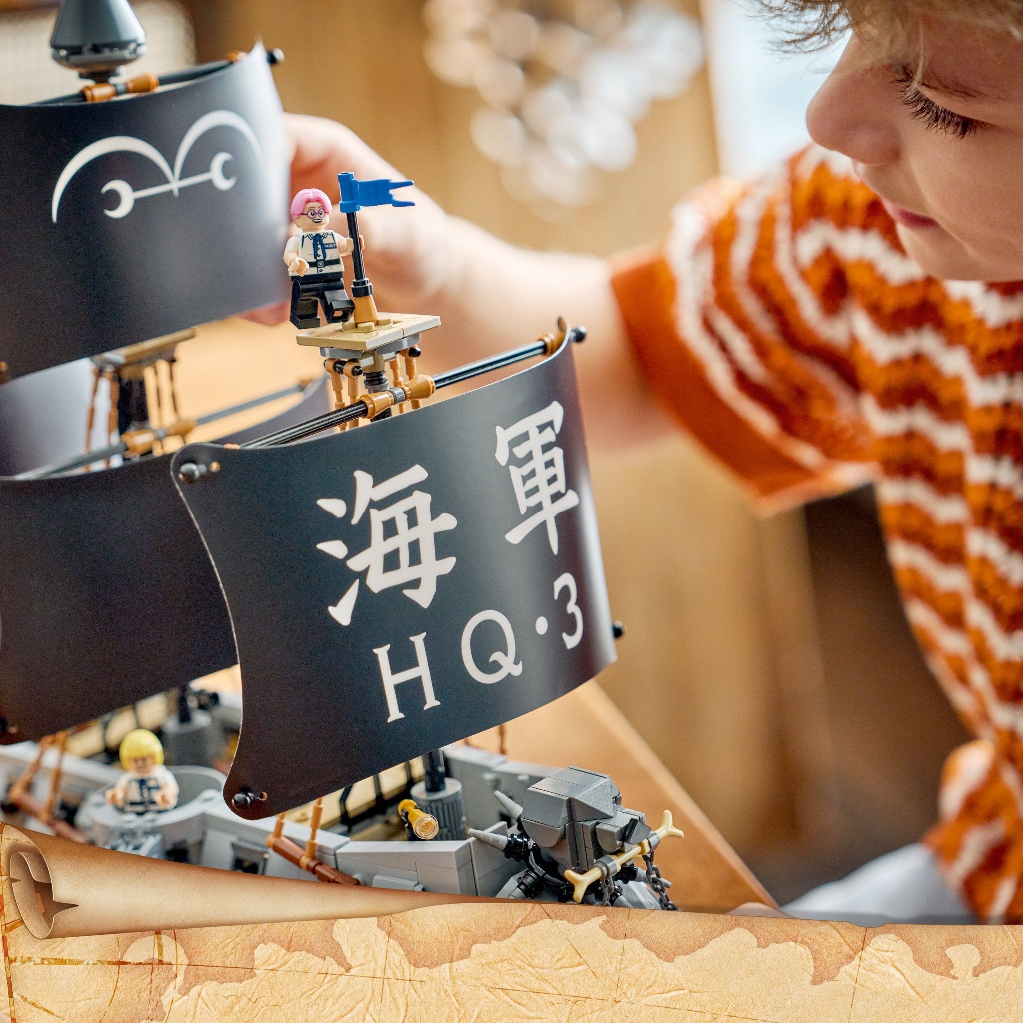 LEGO® ONE PIECE Garp's Marine Battleship 75646 Toy - Image 4