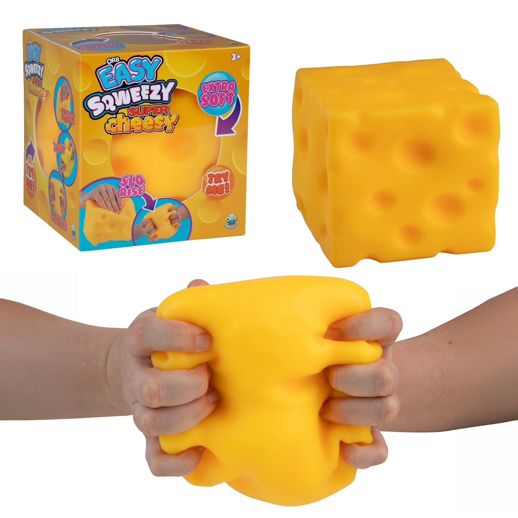 Orb Factory Easy Sqweezy Super Cheese Toy - Image 6