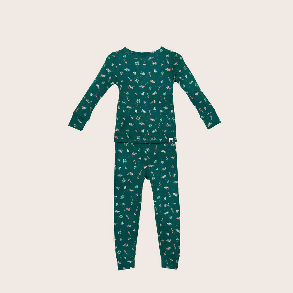 rise little earthling Holiday Sleep Set TGHSL00 - Red Plaid / 12-18m - Image 4