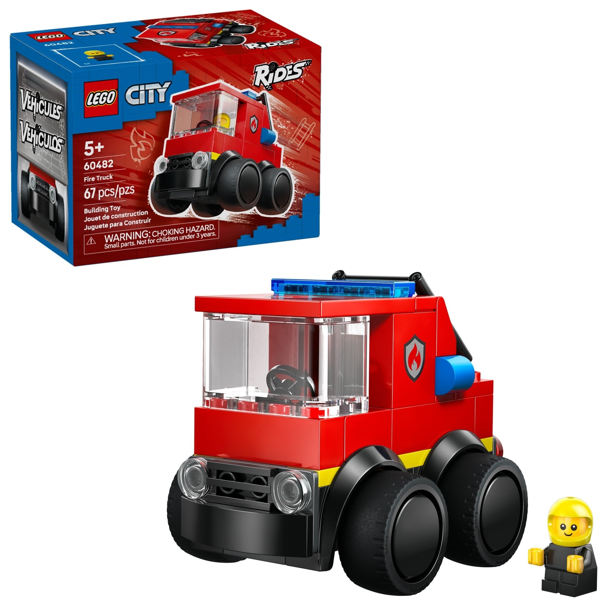 LEGO® City LEGO® Rides – Fire Truck 60482 Toy
