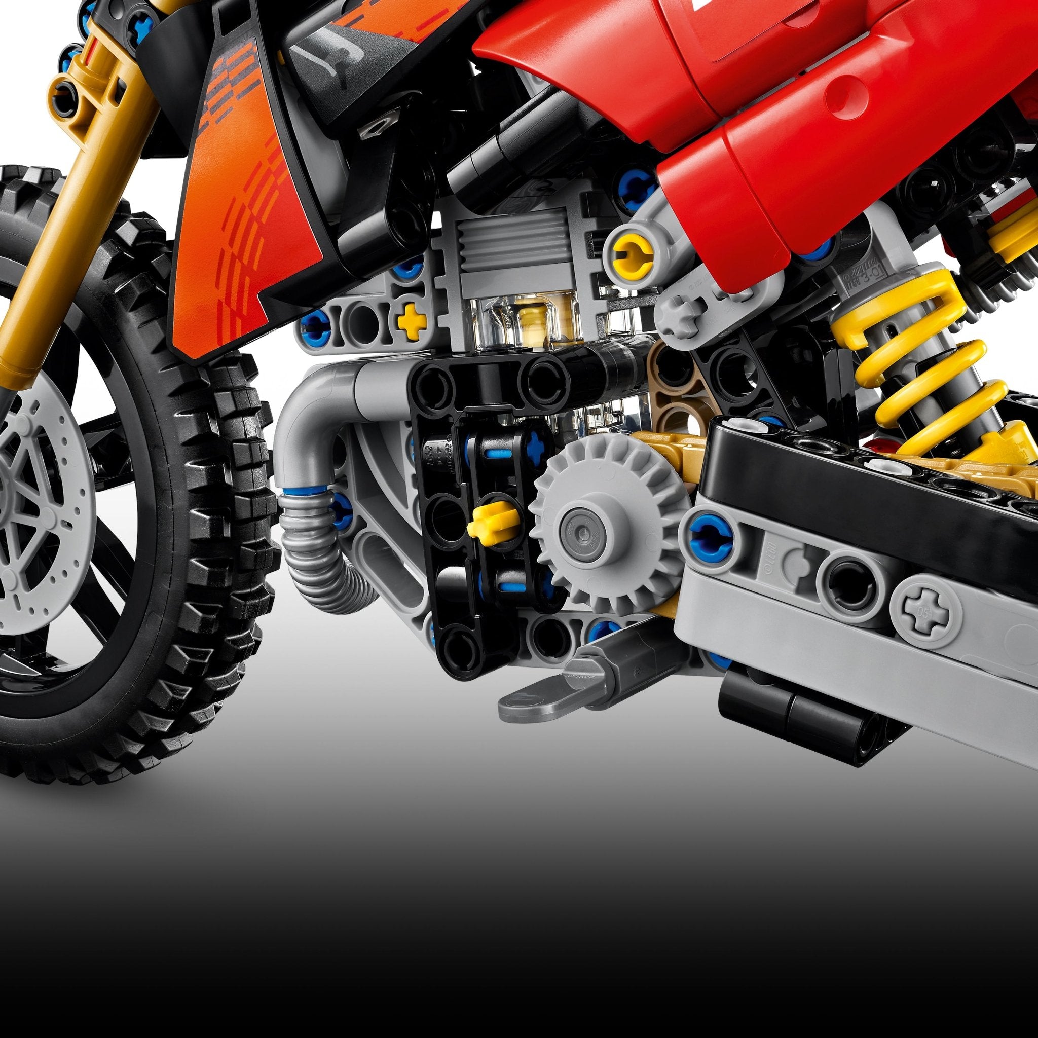 LEGO® Technic Ducati Desmo450 MX Factory Motorcycle 42238 Toy - Image 3